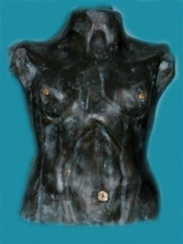 torso femenino Cerámica