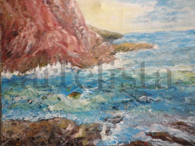 sin titulo Oil Canvas Marine Painting