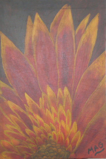 flor interior Acrylic Others Floral Painting