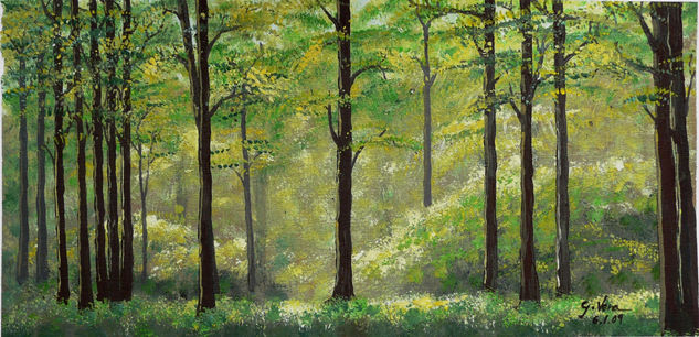 Bosque Gallego Acrylic Canvas Landscaping