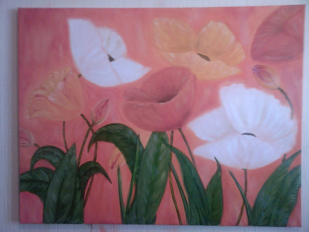 tulipanes Oil Canvas Floral Painting