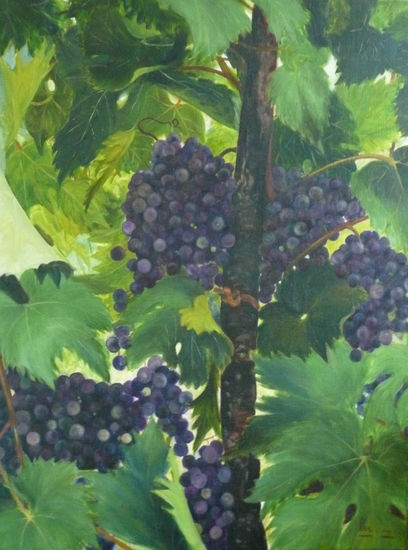 Uvas maduras Oil Canvas Others