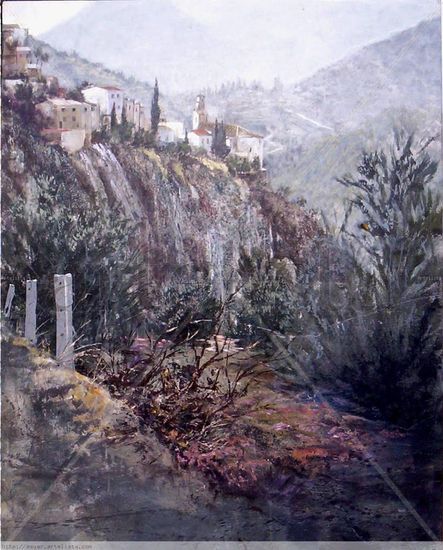 Vista de Torres Mixed media Panel Landscaping