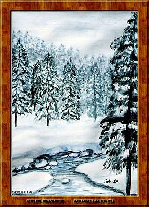 Pinos nevados