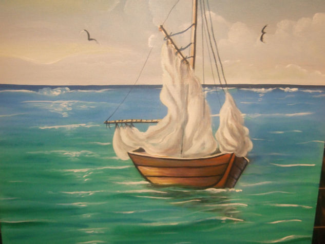 velero Acrylic Canvas Marine Painting