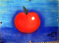 manzana. (pastel )