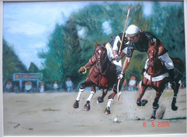 polo argentino Acrílico Tabla Animales