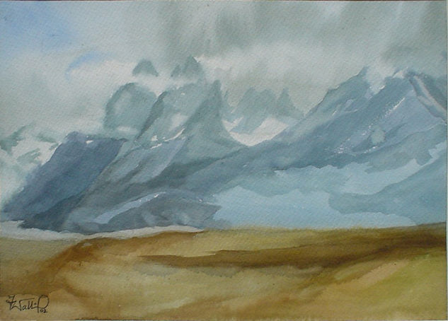 Torres del Paine Watercolour Paper Landscaping