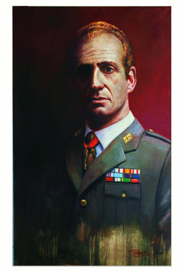 SU MAJESTAD EL REY, 1990 Oil Canvas Portrait