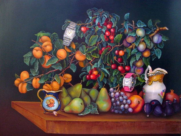 BODEGON 2 Oil Canvas Still Life Paintings