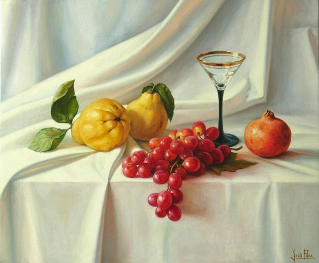 Bodegón otoñal Oil Canvas Still Life Paintings