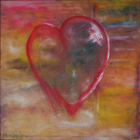 Corazón Transparente Oil Canvas Landscaping