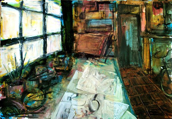 estudio con luz de invierno