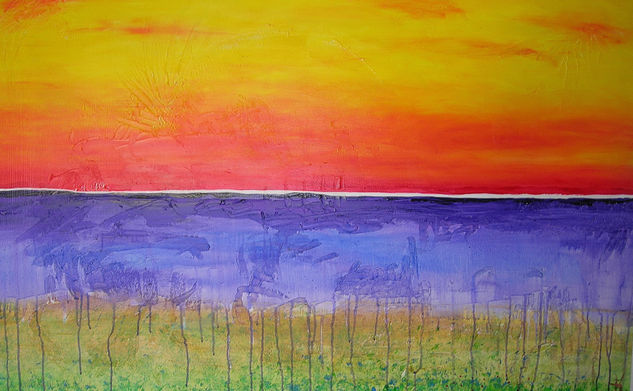 Horizons III Acrylic Canvas Landscaping