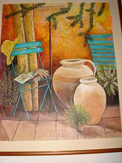 interno esterno Media Mixta Tabla Paisaje