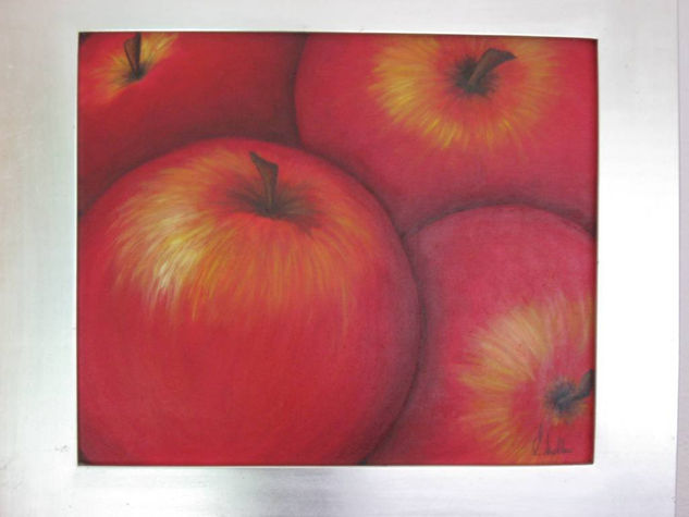 Manzanas Oil Canvas Still Life Paintings