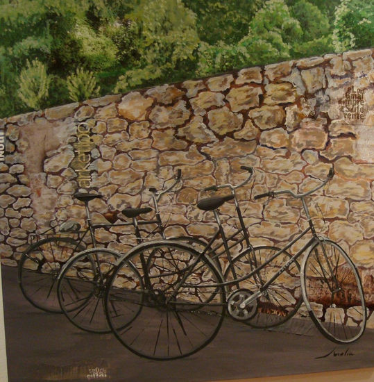 Bicis Acrylic Canvas Landscaping