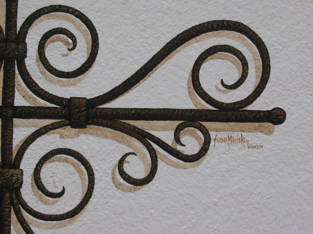 Detalle. Tramp. Ruhana. Estepona.