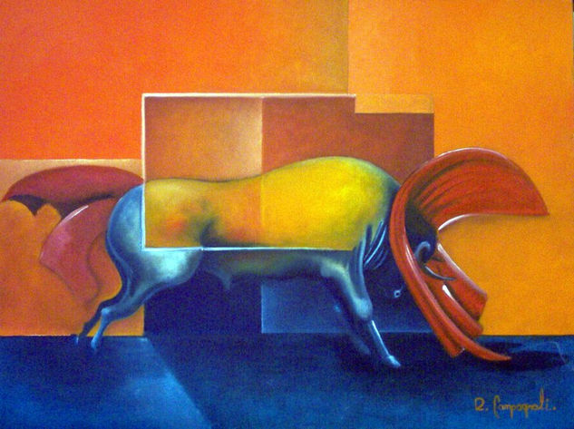 Dreams of Power Oil Canvas Animals