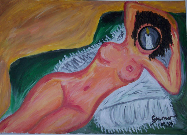 DESDE EL ALMA Acrylic Canvas Nude Paintings