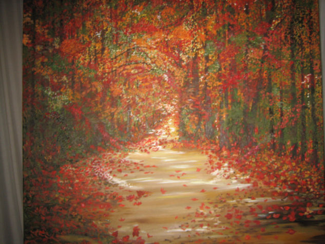 Otoño Oil Canvas Landscaping