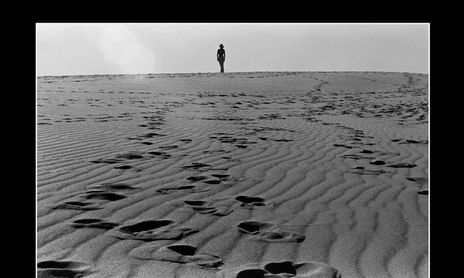 En las dunas...