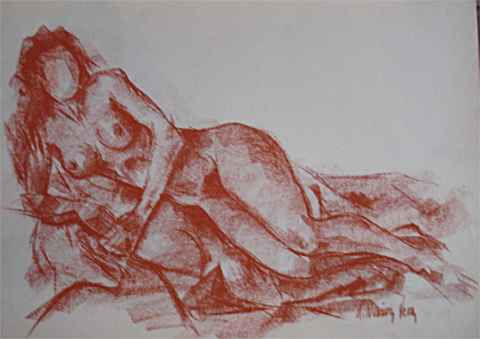 Desnudo 12 Charcoal