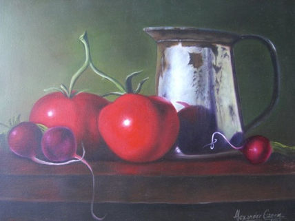 Bodegon con tomates