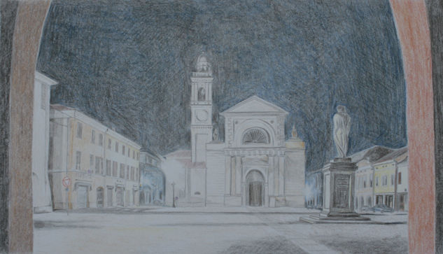 Verdi Pencil (coloured) Paper Landscaping