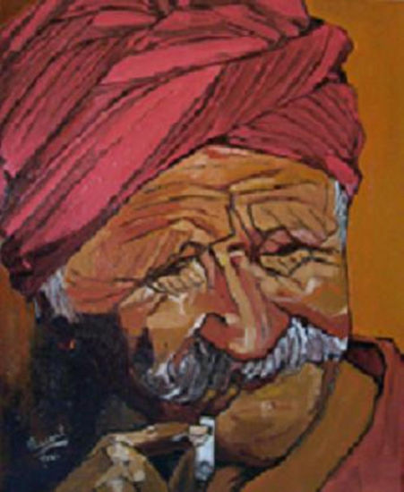 Figura ( copia ) Oil Canvas Portrait