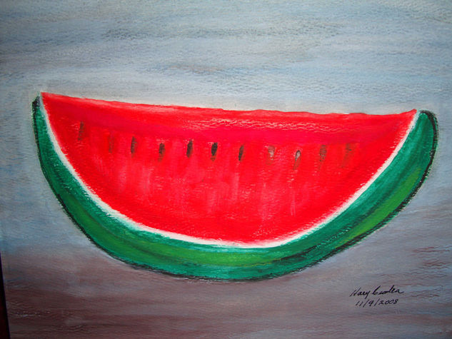 sandia1 Acuarela Cartulina Otros