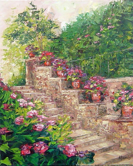 Reco del mas Oil Canvas Landscaping