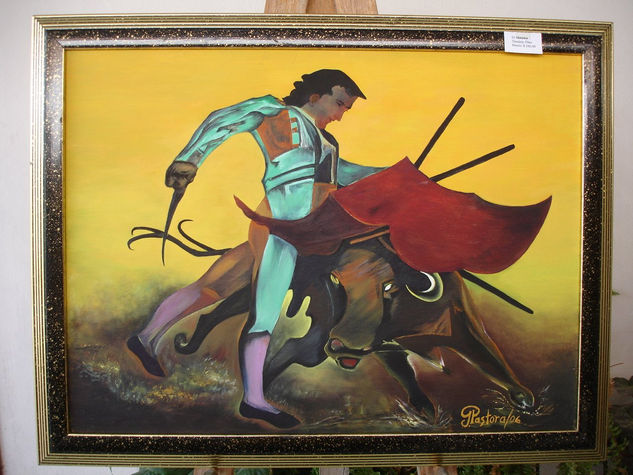 El Matador Oil Canvas Figure Painting