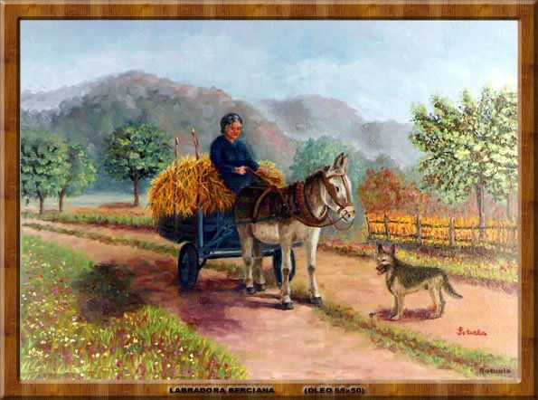 Labradora Berciana Oil Canvas Landscaping