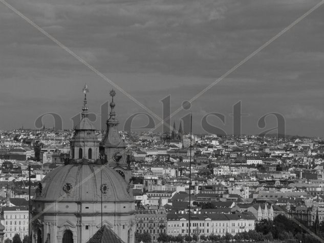 Malá strana ( Praga) Architecture and Interiorism Black and White (Digital)