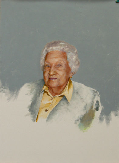 Doña María Oil Canvas Portrait