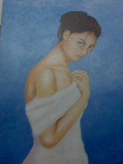 sin titulo Acrylic Panel Figure Painting