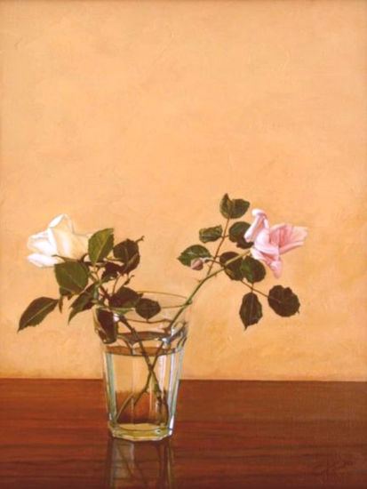 DOS ROSAS Oil Canvas Landscaping