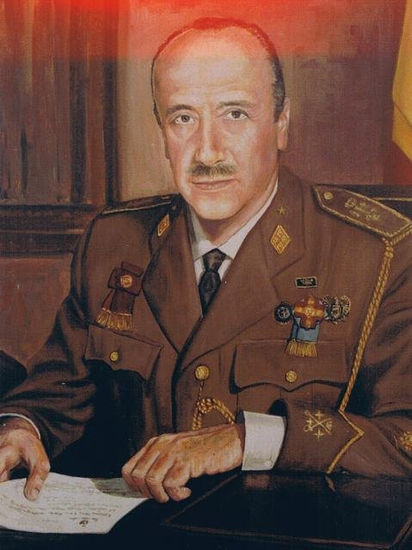 Retrato de Castañón de Mena Oil Canvas Portrait