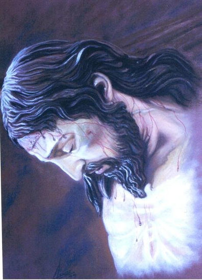 Cristo-1 Pastel Card Portrait