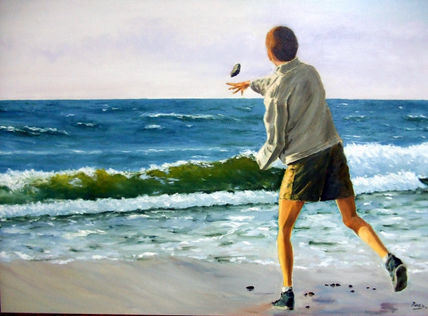 Niño en la playa