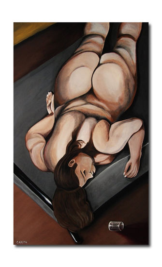 We sleep wherever we fall Oil Canvas Nude Paintings