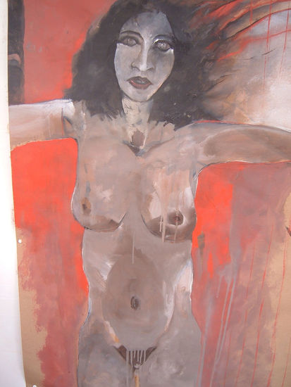 figura two Oil Paper Nude Paintings