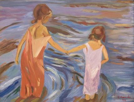 Niñas en el mar -...