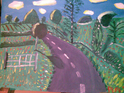 Carretera por el campo