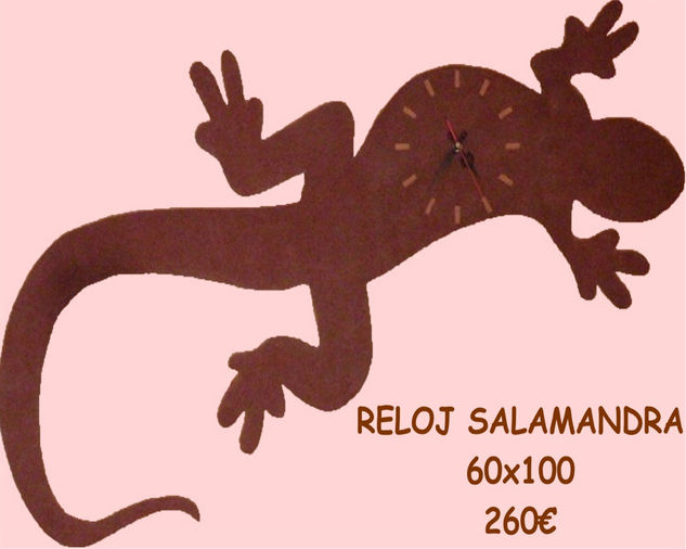 RELOJ SALAMANDRA Óleo Lienzo Paisaje