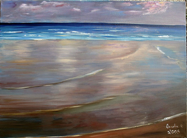 Playa Oil Canvas Marine Painting