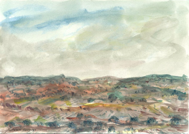 Paisaje P-11 Watercolour Card Landscaping