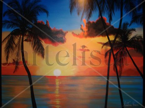 Amanecer en los azules