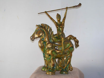 Amazona a caballo